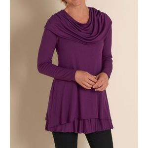 Soft Surroundings Weekend Layers Cowl Neck Tunic